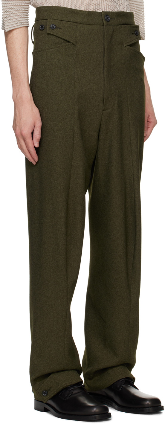KOZABURO Green Z Trousers Kozaburo