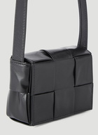 Mini Cassette Crossbody Bag in Black