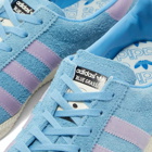 Adidas Blue Grass Sneakers in Light Blue/Purple Tint/Off White
