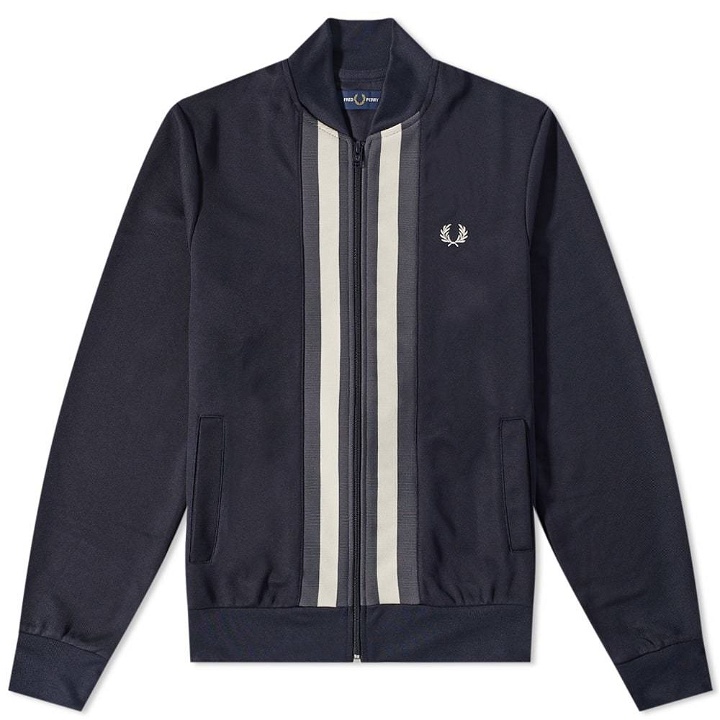 Photo: Fred Perry Stripe Panel Track Jacket