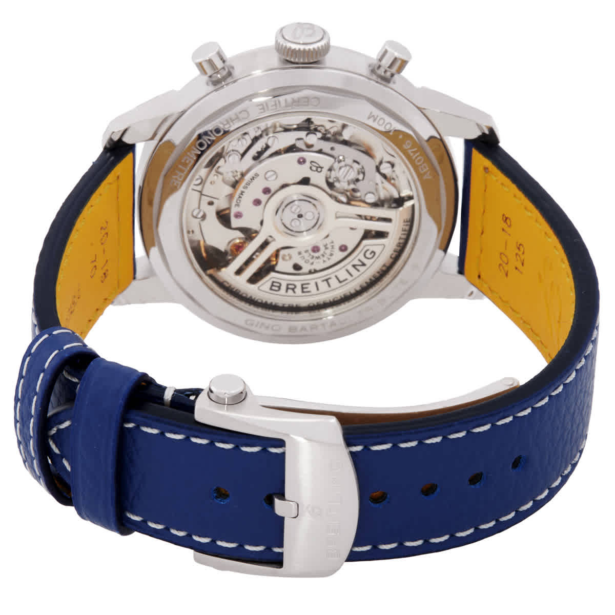 Breitling Top Time Chronograph Automatic Blue Dial Mens Watch AB01767A1C1X1