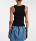 Loewe Ribbed-knit cotton-blend tank top