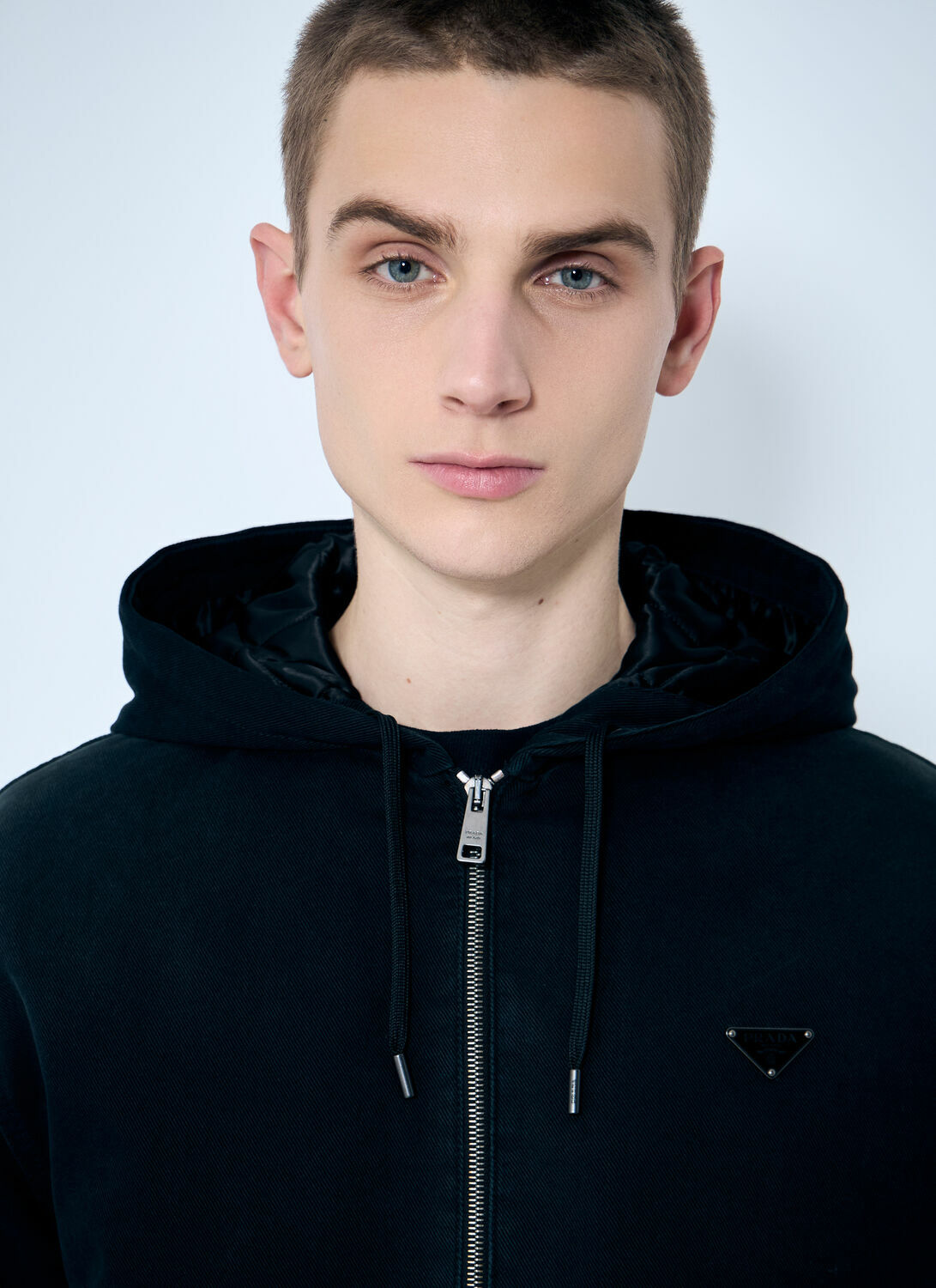 Prada Denim Hooded Jacket
