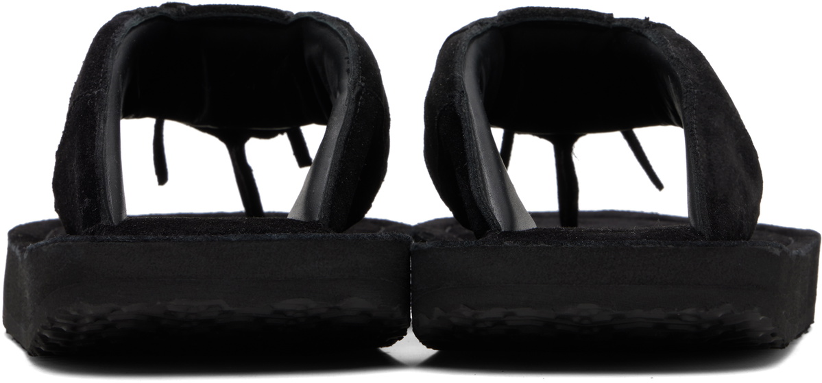 ABRA SSENSE Exclusive Black Platform Flip-Flops
