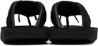 ABRA SSENSE Exclusive Black Platform Flip-Flops