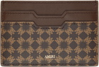 AMIRI Brown MA Quad Card Holder