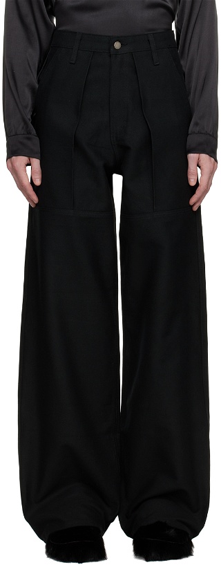 Photo: Serapis SSENSE Exclusive Black Trousers