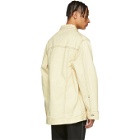 Eckhaus Latta Off-White Contrast Stitch Denim Jacket