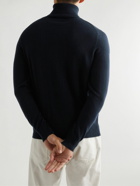 Allude - Cashmere Rollneck Sweater - Blue