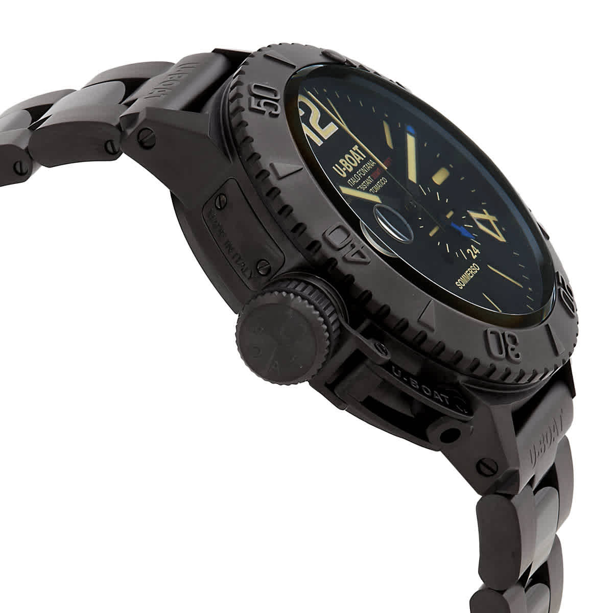 U-Boat Sommerso Automatic Black Dial Mens Watch 9015/MT
