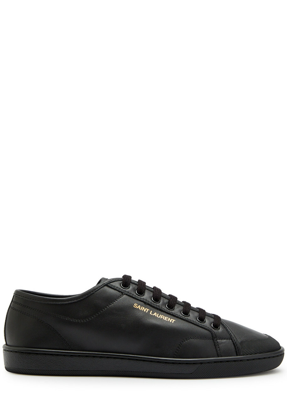 Saint Laurent Gym Leather Sneakers Black