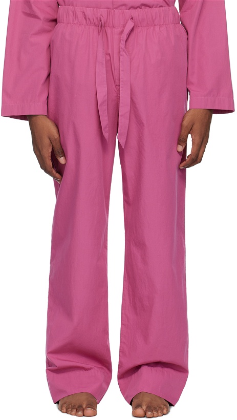 Photo: Tekla Pink Drawstring Pyjama Pants