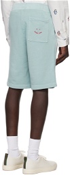 PS by Paul Smith Blue Embroidered Shorts