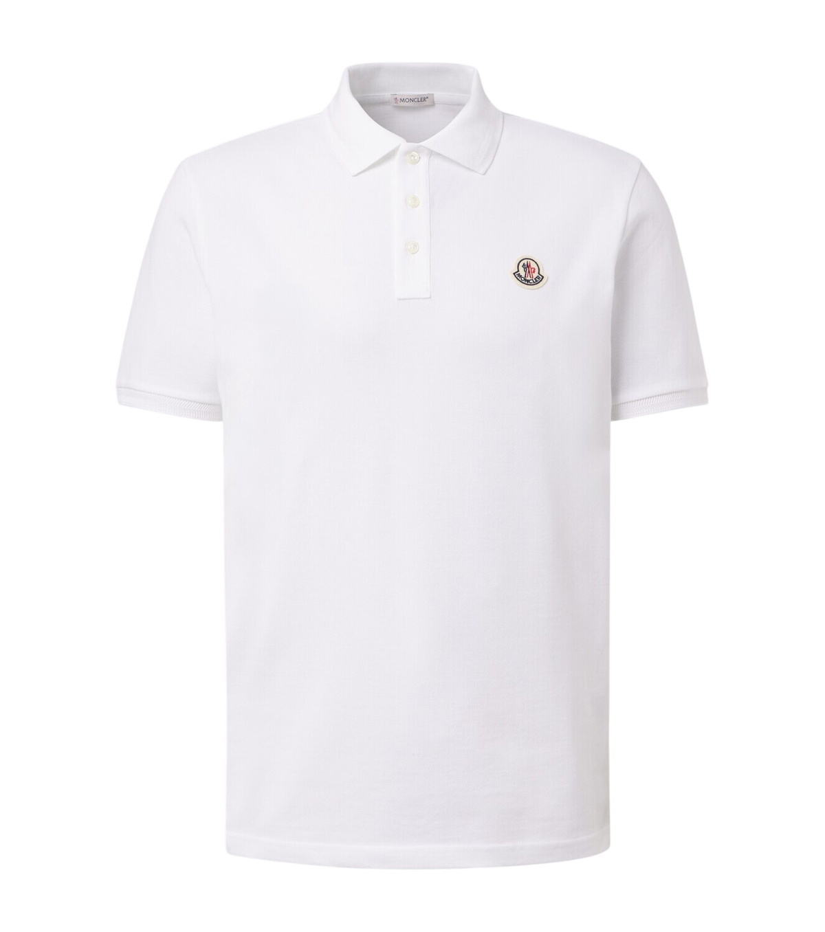 Moncler Black Manica Corta Maglia Polo Moncler
