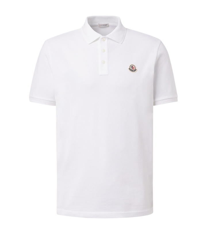 Photo: Moncler Cotton piqué polo shirt