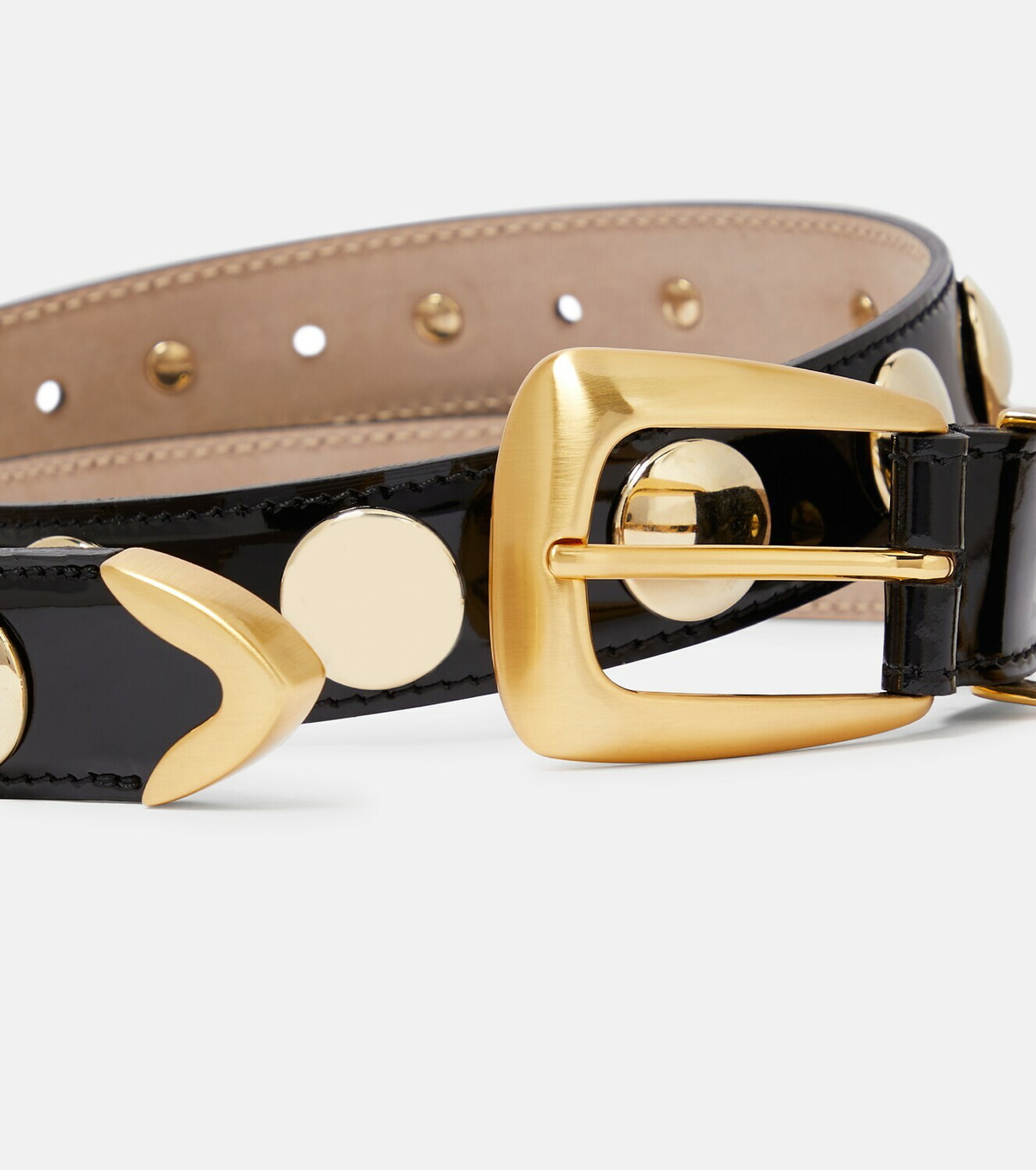 Khaite - Benny studded leather belt Khaite