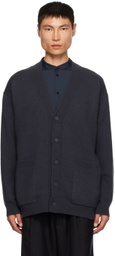 ATON Gray Oversized Cardigan