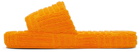 Bottega Veneta Orange Resort Sponge Sandals