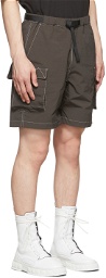 Satta Grey Nylon Shorts