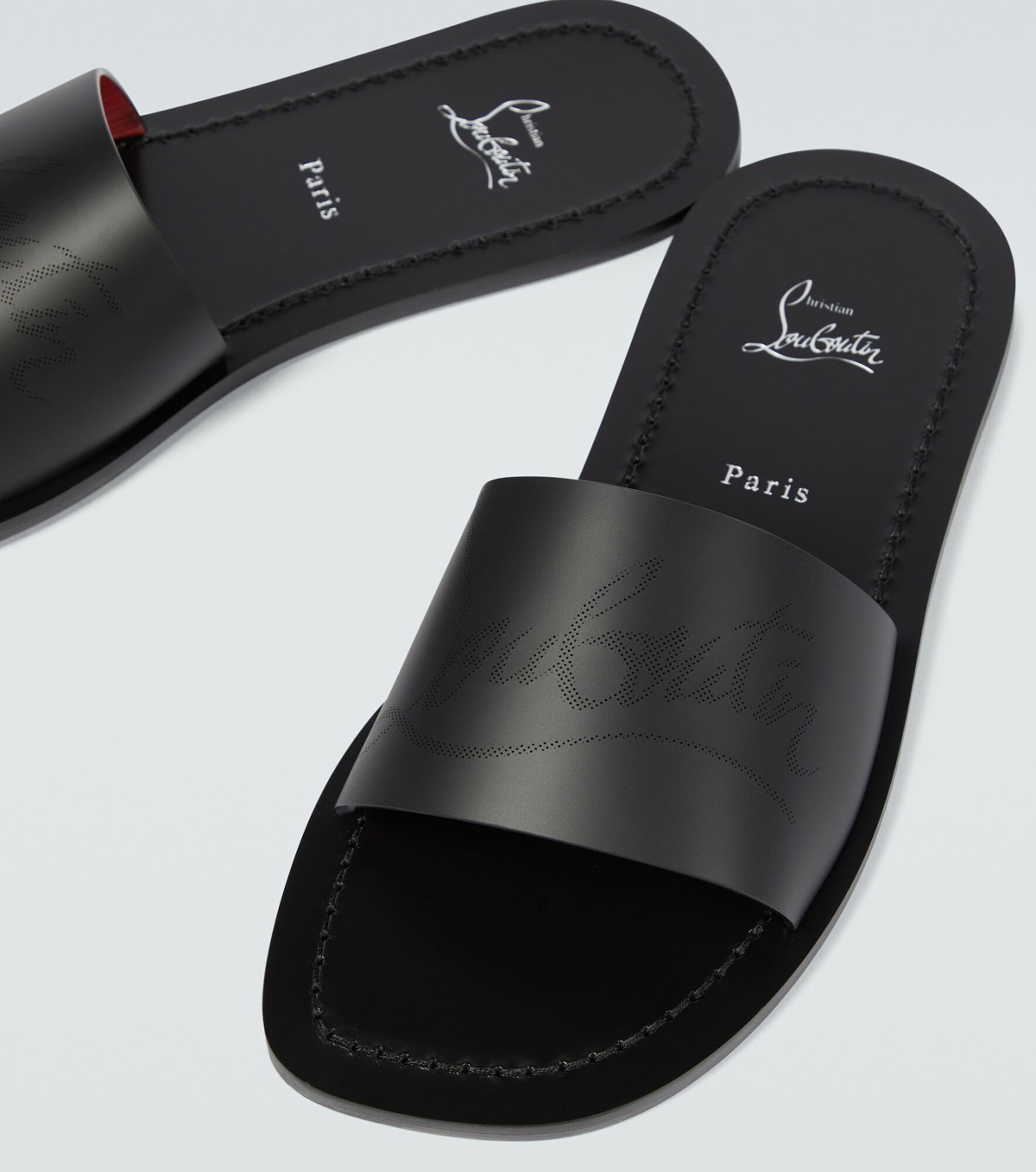 Christian Louboutin Coolraoul leather slides