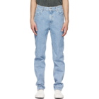 Eckhaus Latta Blue High EL Jeans