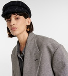 Isabel Marant - Evie virgin wool baker boy hat