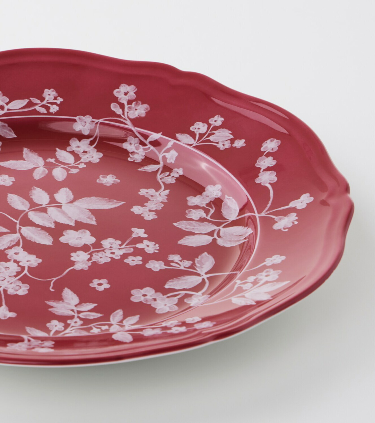 Cabana x Ginori 1735 floral porcelain dinner plate
