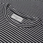 Officine Générale Men's Stripe T-Shirt in Black/White