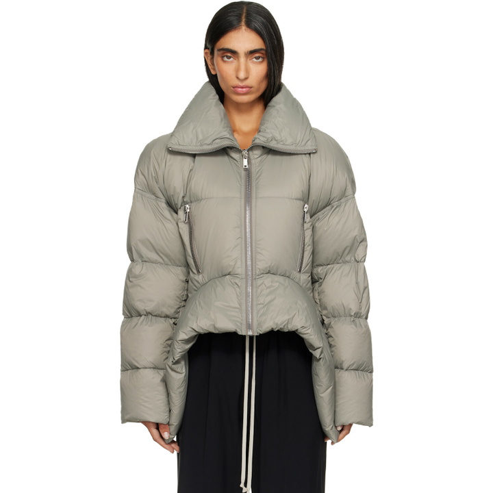 Photo: Rick Owens Taupe Tower Draculimo Down Jacket