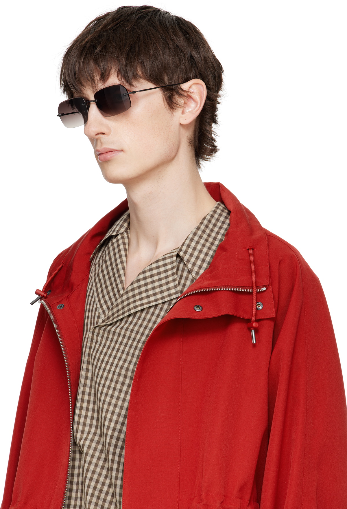 【美品】MATSUDA M5004 Matsuda Official | M5004 Rectangle Sunglasses - Hand Made in