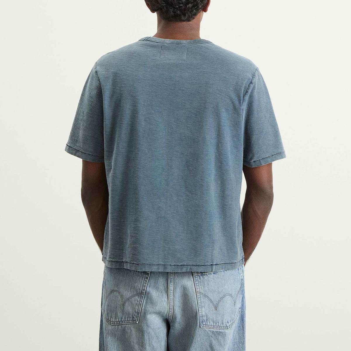 Corridor Men's Slub T-Shirt in Navy