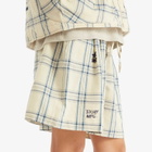 Story mfg. Women's Bridge Shorts in French Gingham Interrupted