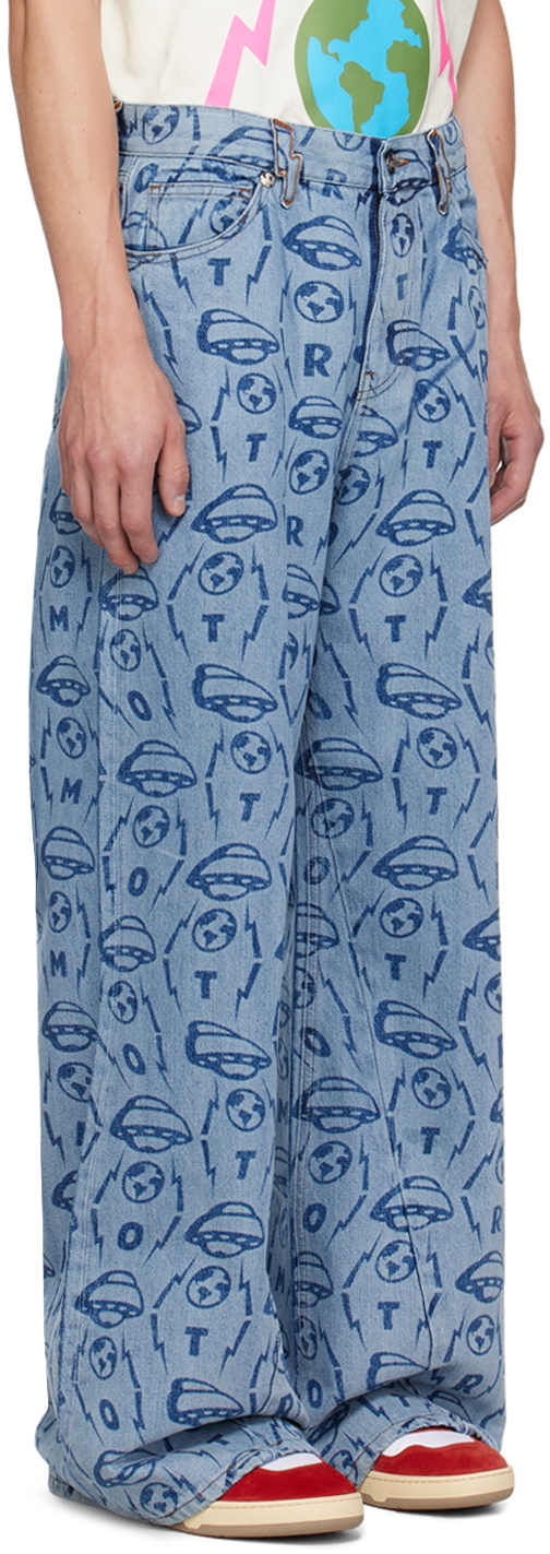 Members of the Rage Blue MOTR Monogram Jeans