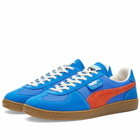 Puma Men's Super Team Handy Sneakers in Ultra Blue/Rickie Orange