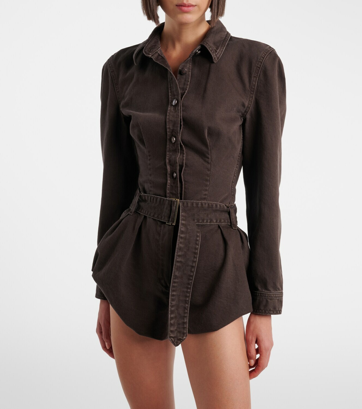 Magda Butrym Peplum denim jacket