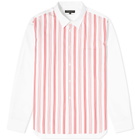 Comme des Garcons Homme Plus Multi Stripe Front Panel Shirt