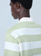 Miu Miu Striped Jersey Polo Shirt