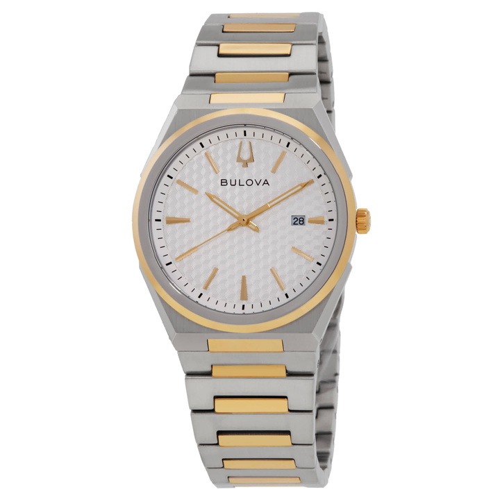 Photo: Bulova Classic Quartz White Dial Mens Watch 98B424
