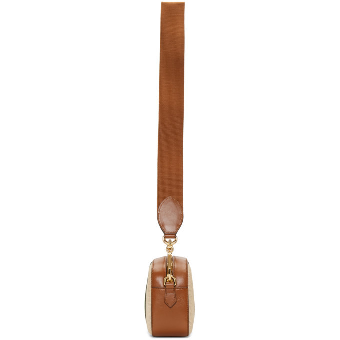 Gucci Beige GG Vintage Canvas Bag