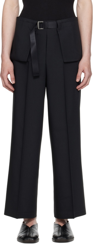 Photo: 132 5. ISSEY MIYAKE Black Box Composition Solid Trousers