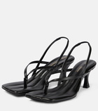 Proenza Schouler - Square Thong leather sandals