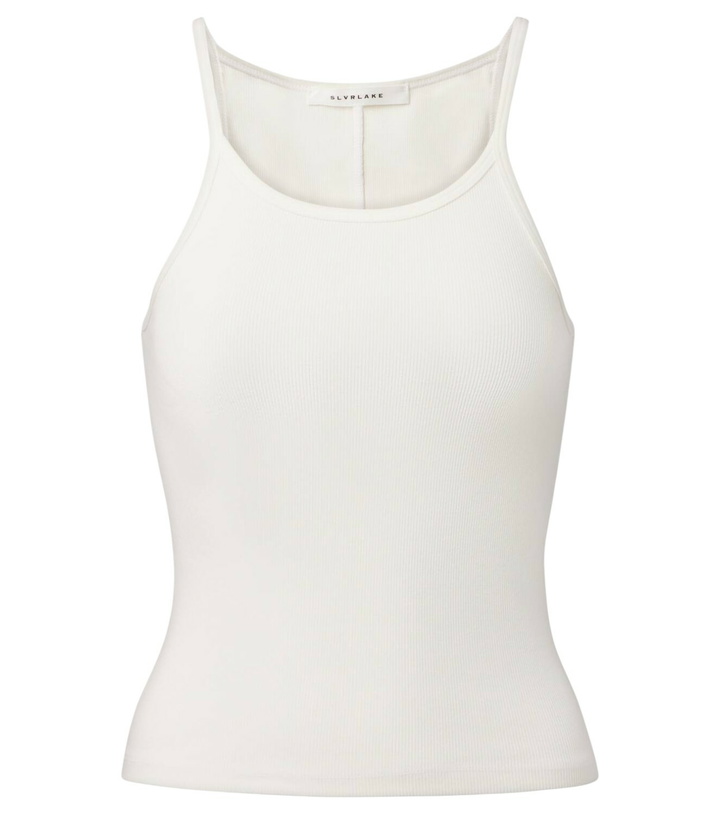 Photo: Slvrlake Ribbed-knit cotton tank top