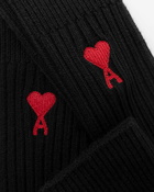 Ami Paris Three Pack Ami De Coeur Socks Black - Mens - Socks