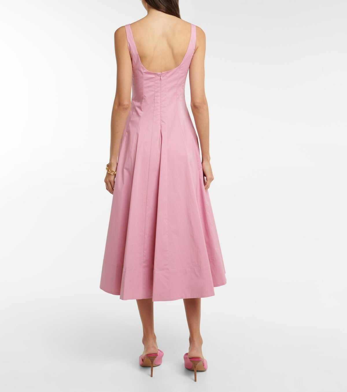 strapless open back dress Short Sleeve Wells Dress main image 0