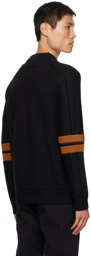 ZEGNA Black Crewneck Sweater