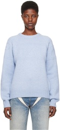 We11done Blue Jacquard Sweater
