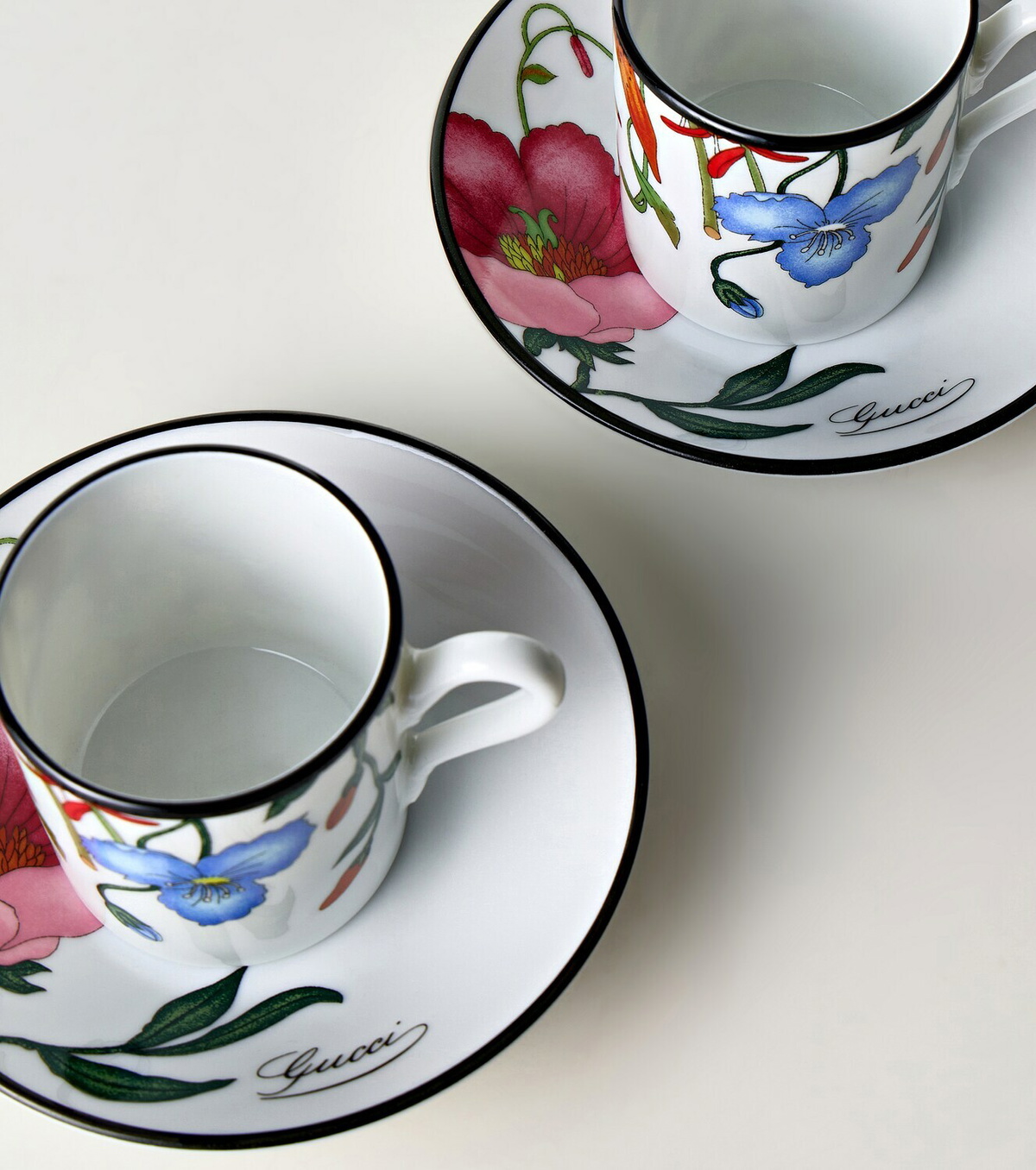 Gucci Gucci Flora set of 2 espresso cups and saucers
