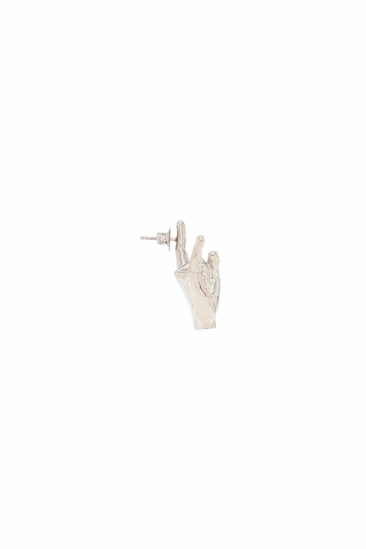 Y PROJECT mini rock on earrings Silver