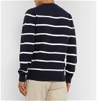Officine Generale - Striped Wool Sweater - Navy