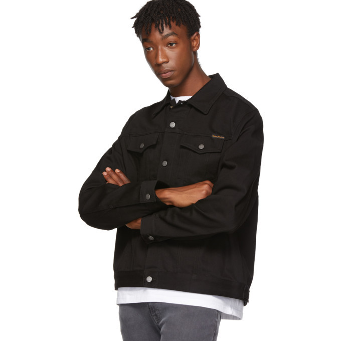 Nudie Jeans Black Denim Jerry Jacket